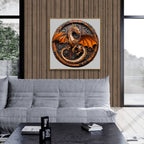 Whimsical Wooden Jigsaw Puzzle - mechanical dragon - 1 - pickApuzzle
