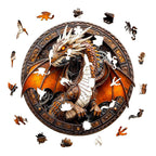 Casse-tête mécanique en bois fantaisiste - Dragon 2