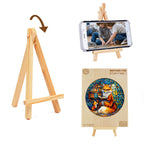 Whimsical Wooden Jigsaw Puzzle-Mother Fox Storytime-1