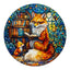 Whimsical Wooden Jigsaw Puzzle-Mother Fox Storytime-1