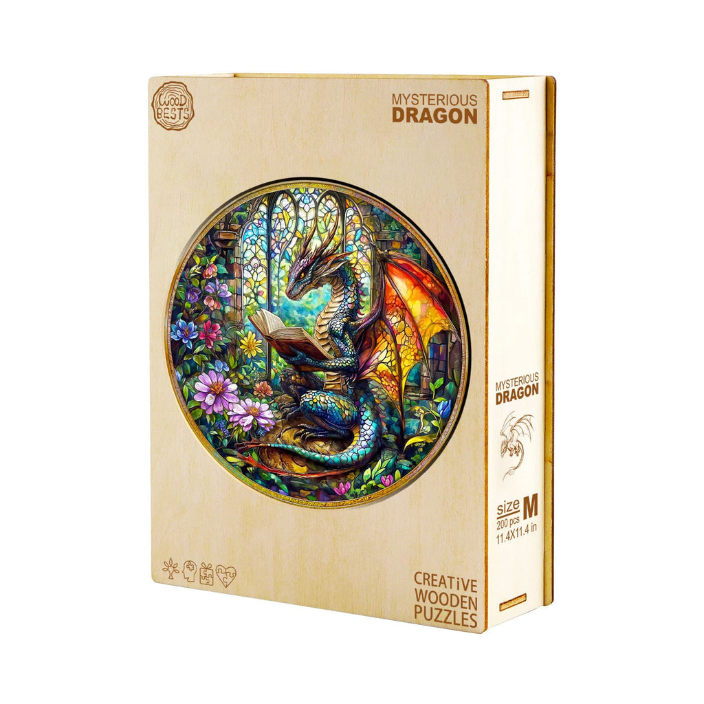 Launisches Holz-Puzzle-Geheimnisvoller Drache