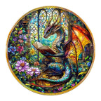 Launisches Holz-Puzzle-Geheimnisvoller Drache
