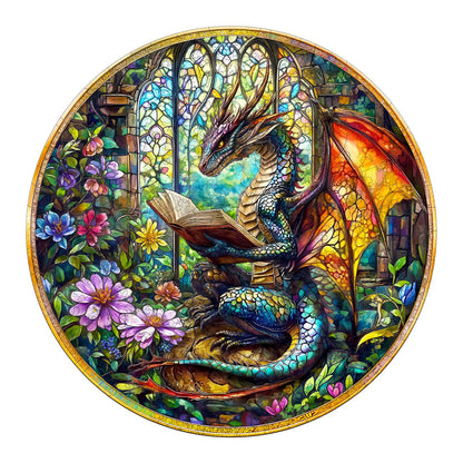 Launisches Holz-Puzzle-Geheimnisvoller Drache