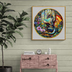 Launisches Holz-Puzzle-Geheimnisvoller Drache