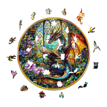 Launisches Holz-Puzzle-Geheimnisvoller Drache