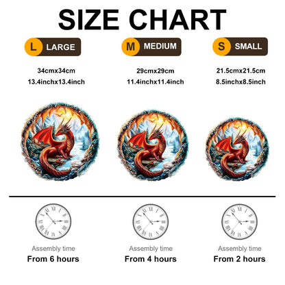 Whimsical Wooden Jigsaw Puzzle - Crimson King - pickApuzzle