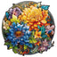 Whimsical Wooden Jigsaw Puzzle- Prosperous Bloom Flower