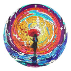 Whimsical Wooden Jigsaw Puzzle-PSYCHEDELIC GIRL