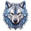 Whimsical Wooden Jigsaw Puzzle - Resolute Snow Wolf - pickApuzzle
