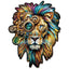 Whimsical Wooden Jigsaw Puzzle-Retro Mechanical Lion