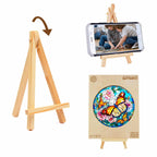 Whimsical Wooden Jigsaw Puzzle-Stained Glass Butterfly