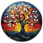 Whimsical Wooden Jigsaw Puzzle-Stained Glass Tree