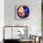 Whimsical Wooden Jigsaw Puzzle - Starry Cat - pickApuzzle