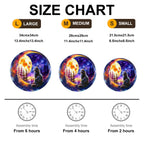 Whimsical Wooden Jigsaw Puzzle - Starry Cat - pickApuzzle