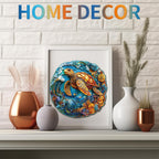 Whimsical Wooden Jigsaw Puzzle - Steady Sea Turtle - pickApuzzle