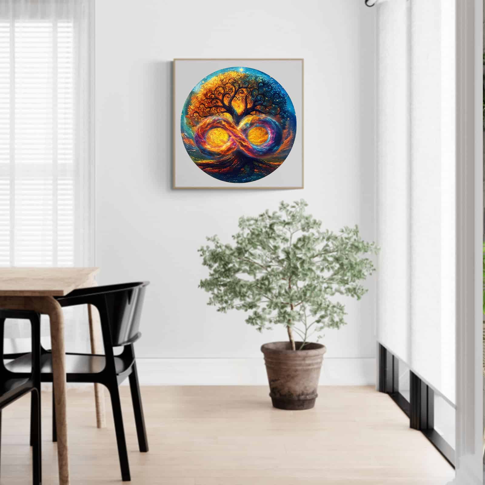 Whimsical Wooden Jigsaw Puzzle - The Infinite Tree of Life - pickApuzzle