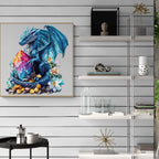 Whimsical Wooden Jigsaw Puzzle-Treasure Dragon
