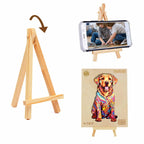 Whimsical Wooden Jigsaw Puzzle - Well - behaved Labrador - pickApuzzle