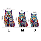 Whimsical Wooden Jigsaw Puzzle-WOLF FAMILY