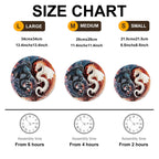 Wunderliches Holzpuzzle - Yin-Yang-Drache