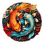 Whimsical Wooden Jigsaw Puzzle- YIN YANG FISH