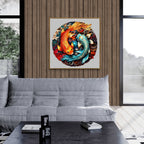 Whimsical Wooden Jigsaw Puzzle- YIN YANG FISH