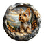 Whimsical Wooden Jigsaw Puzzle - Yorkshire Terrier in Nature - pickApuzzle